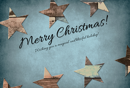 クリスマスカード christmascard X'mas christmas クリスマス カード 星 スター ヴィンテージ 木目 無料 商用利用可能